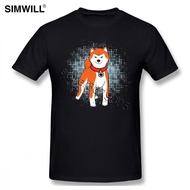 4XL Japanese Akita Doge T Shirts Mens American Fashion Tees Short Sleeve Funny Dog Mens Designer Shi