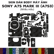 Sony A7S Mark III (A7S3) camera Skin (Many models) | 3M anti-stain Film sticker