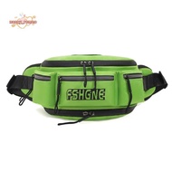 Trendy Men'S Waist Bag Nighttime Cycling Crossbody Bag Cycling Gear Storage Crossbody Bag Cycling Ba