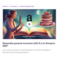 [Video Course] Generate passive incomes with A.I on Amazon KDP | KDP Video Course | KDP eBook | Ai B