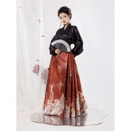 Hanfu Upgrade Aircraft Sleeve Horse Face Skirt Chinese New Hanfu Ming