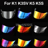 หมวกกันน็อคแบบถอดได้สำหรับรถจักรยานยนต์ K3SV K5 K1 AGV หมวกกันน็อครถจักรยานยนต์แว่นตาหมวกกันน็อคมอเตอร์ไซค์เลนส์