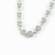 蒂芬妮 (TIFFANY & Co.) 復古 925 純銀心形項鍊，法國製造，重 16.2 克，女士款，品相極佳。