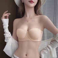 Tube Top Large Size Thin Strapless Bra 2 Colors Size 34/75B-42/95C