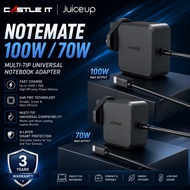 Juiceup NoteMate 70W 100W USB-C PD GaN Laptop Notebook Charger Power Adapter