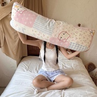Double Pillowcase Long Pillow Soft Milk Snow Velvet Cute Pattern 40x120cm With Zipper