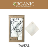 Shears Hooded Blanket Organic Baby Hooded Blanket Thankful SOGBTHANK