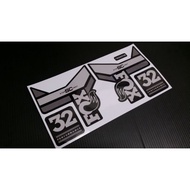 Fox 32 performance series fork decal sticker
