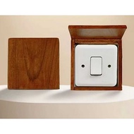 PROMO/ switch cover/ switch frame/ room decoration Genuine teak wood frame/ switch cover/ switch fra