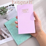 KANGNAI A6 Planner Notebook, 2027 Portable 2027 Planner, Portable Multicolor Lined Pages Weekly Plan