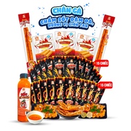 FULL FEET Combo: 15 spicy pangolin feet + 15 boned chicken feet FREE 3 grilled spring rolls + 2 elec