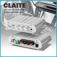 COD CLAITE HiFi Stereo Amplifier Treble Bass Booster / amplifier ampli mobil super bass 12v blutut b