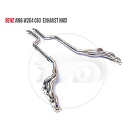 HMD Exhaust Manifold Downpipe for Benz W204 W205 C63 C43 E43 Car Accessories With Catalytic converte