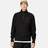 Pocket Half Zipper Sweater / Half Zip Sweeatshirt / Half Zipper Turtleneck Sweater