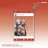 clu จี้พวงกุญแจอะคริลิค Mydei Star Rail Honkai อุปกรณ์เสริมกระเป๋าเป้สะพายหลัง ธีมเกมและอนิเมะ ulc