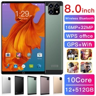 FATARUS tablet original 2022 8 Inch Tablet Android 11.0 OS 10GB RAM 256GB ROM 4G Phone Call Full HD Screen