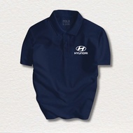 Áo Polo Hyundai Cao Cấp Form nam nữ Vải Cá Sấu Thái Không Xù Lông Mềm Mịn Thoáng Mát