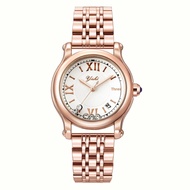 YSHI Milanese Bracelet Quartz Womens Watch Live Stream นาฬิกาลูกปัดแฟชั่น สายสแตนเลส คล้ายกับนาฬิกา