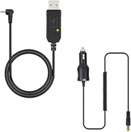 Baofeng 2.5mm USB and Car Battery Charger Cable for Baofeng Battery AR-152 UV-5R UV-S9 Plus and UV-8