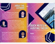 AUTHENTIC 2025 Edition Quick Notes in Auditing Theory by Laco Abellar and Maglinao