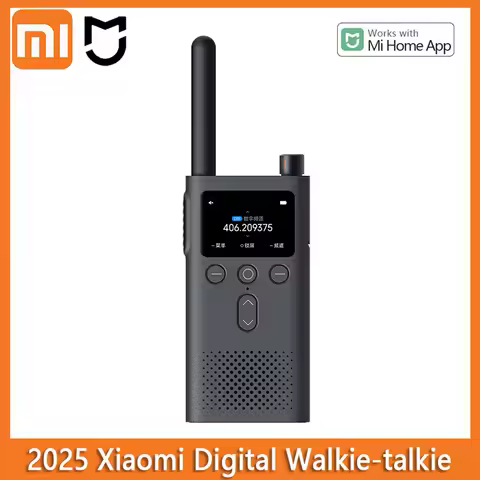 Xiaomi Digital Walkie Talkie FDMA Call 1.57'' Color Screen 4W Dual Mode 5km Distance 100hours Standb