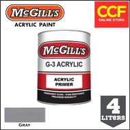 Mcgills Automotive Acrylic Primer Gray Car Paints 4 Liters