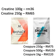 MYPROTEIN Creatine Monohydrate creapure ON micronized creatine pre post workout nutrition