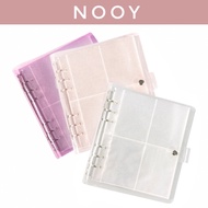 6Rings Deco Clear Photocard Sleeve Pocket File Binder Album 3Color (Seal Sticker Binder Photo Ticket