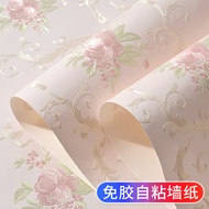 [in stock] European-style Pastoral3D Self-adhesive wallpaper wall stickers bedroom decoration sticke