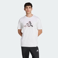 adidas Lifestyle Logo Graphic Tee Men White JJ3935