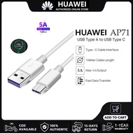 Huawei Cable 5A Type C Super Fast Charging Data line Original USB C Charging Transfer USB for P50 P40 P30 P20 Pro Mate 40 30 20 Pro Honor 10 20