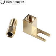 OCEANMAPDZ U Spade Connector Banana Socket Durable Spade Adapter Adapter Plugs Banana Plug Y Type Sp