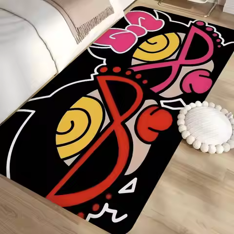 Japan Fashion H-Hysteric Mini Floor Mat Non-Slip Laundry Room Mat Laundry Decor Balcony Child Living