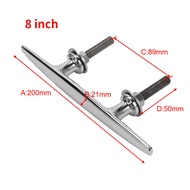 6/8/10 inch Boat Cleat Marine Heavy Duty Open Cleats 316 Stainless Steel Hardware Yacht Marine Acces