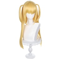 [Hot Sale cos Wig] death note death note death note death note cosplay Wig Blonde Double Ponytail Re