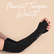 Women's handshock cuff sports thumb hole ows ind/handshock thumbhole arm slevve women ows ind