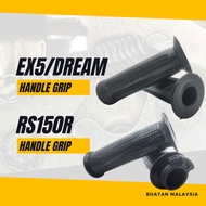 HANDLE GRIP SET - EX5 DREAM 110 RS150R RS 150 RUBBER THROTTLE STANDARD ORI DESIGN MOTOR RS150 ex5100
