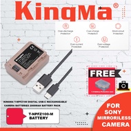 KingMa NP-FZ100 Digital USB-C Rechargeable Camera Batteries 2000mAh Battery Pack For Sony NP-FZ100