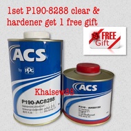 PPG ACS P190-AC8288 2:1 2K Clear -1 set ( free gift)