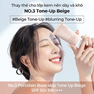 Kem chống nắng Numbuzin No.3 Porcelain Base-skip Tone Up Beige