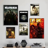 Walking Dead Movie Classic Vintage Posters for Home Bar Cafe Decor Anime Character Dining Room Wall 