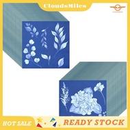 [CloudsMiles] 60 Sheets Cyanotype Paper Sun Print Art Kit High Sensitive Sun Paper Nature-Sun Printi