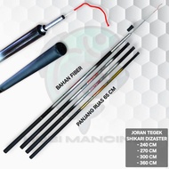 Shikari Dilaster Tegek Fishing Rod 240cm 270cm 300cm 360cm Flexible Fiber Shrimp Pole Rod/ 240 270 3