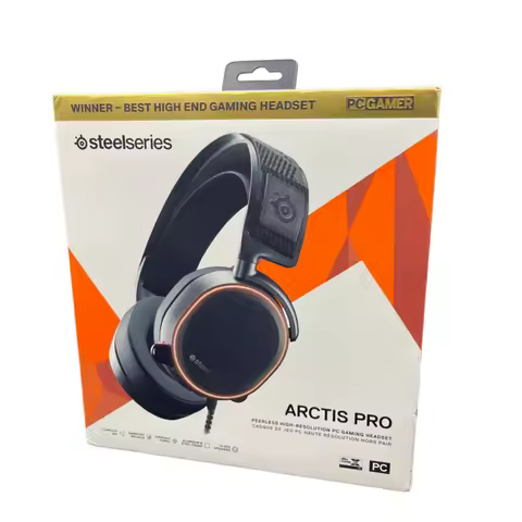 All New SteelSeries Arctis Pro High Fidelity Gaming Headset Hi-Res Speaker Drivers DTS Headphone: X 