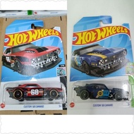 MERAH Hot WHEELS N23 C24 CUSTOM 68 CAMARO Blue red red LOT C 2024 N 2023