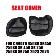 For CFMOTO 450SR SR450 250SR SR 450 SR 250 250SR SR250 2023 2024 Motorcycle Seat Cover 3D Honeycomb 