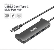 UNITEK - USB 3.1 Gen1 Type-C 3 口集線器 + HDMI 轉換插頭 (V300A) 旅行多端口集線器 數據傳輸讀卡器 便攜擴展器