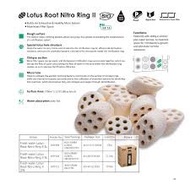 MOUNTAIN TREE Lotus Root Nitro Ring II Gen 2 Generation 2 Bacteria House in CANISTER Aquarium Filter