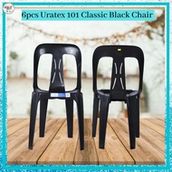 6 PCS URATEX 101 CLASSIC CHAIR / BLACK / WHITE / BEIGE / MINT GREEN / 6PCS URATEX 101 CHAIR / URATEX