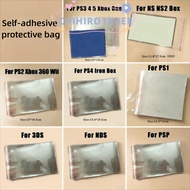 CHIHIRO1X3EE 100pcs Game Disc Protective Bags,  Plastic Material Moisture-Proof Self-Adhesive Protec